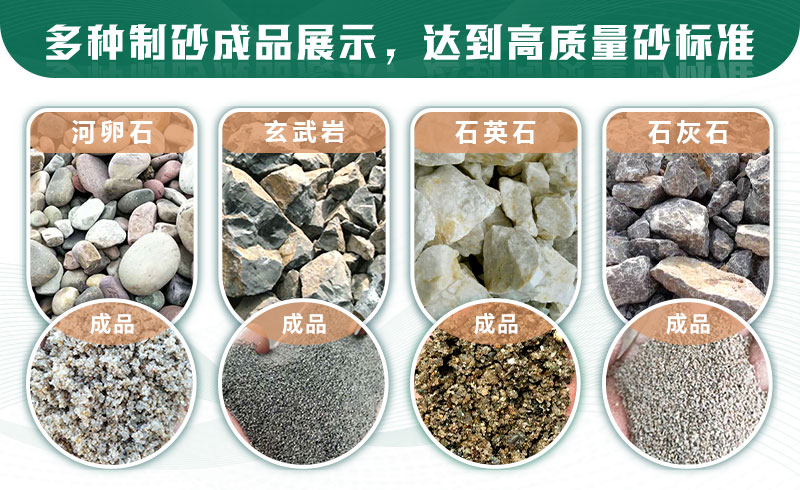 什么樣的石頭適合制砂？制沙生產(chǎn)線如何配置？